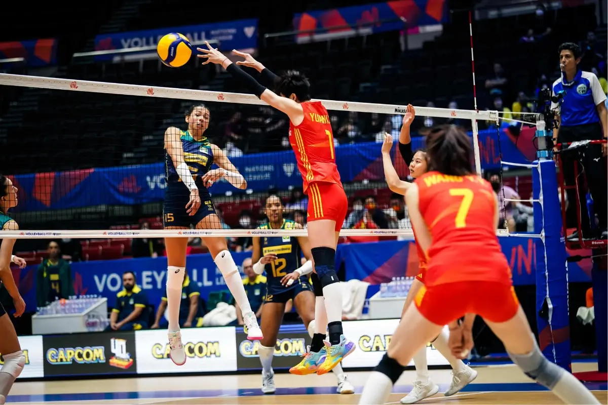 Que horas é o jogo de vôlei feminino do Brasil x China na Liga das Nações