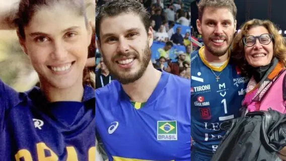Quem é a mãe do Bruninho do vôlei?