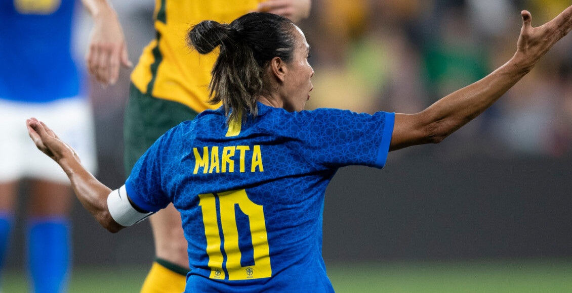 Quantos gols a Marta tem em Copa do Mundo de futebol