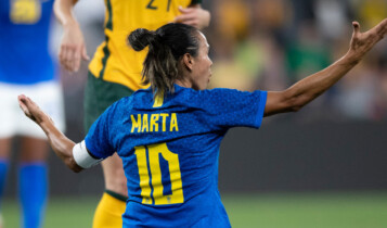Quantos gols a Marta tem em Copa do Mundo de futebol