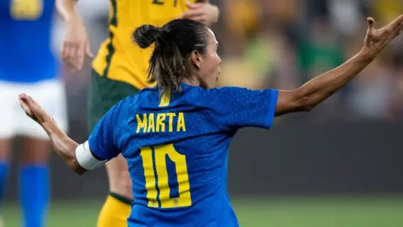 Quantos gols a Marta tem em Copa do Mundo de futebol?