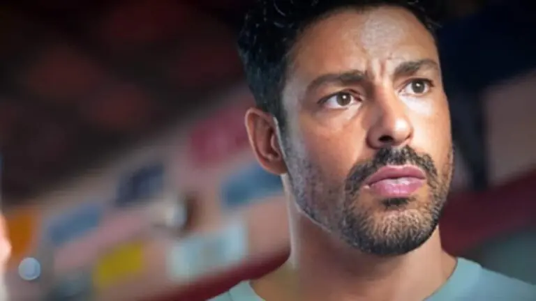 Quem é o pai de Caio em Terra e Paixão?