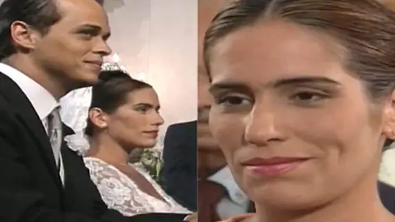 Raquel e Marcos se casam em Mulheres de Areia