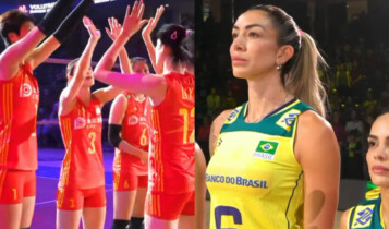 quem ganhou o vôlei feminino hoje