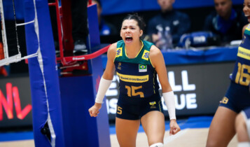 Brasil de vôlei feminino vai jogar com quem nas quartas da Liga das Nações