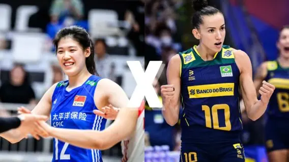 Quem foi melhor no vôlei feminino da Liga das Nações: Brasil ou China?