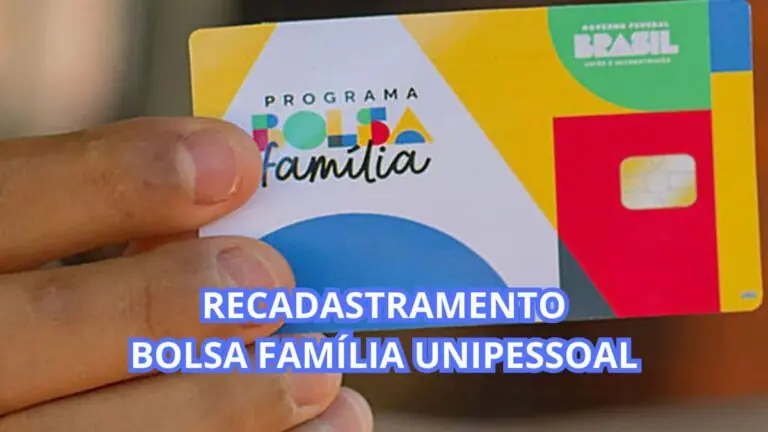 Recadastramento do Bolsa Família Unipessoal começa em setembro
