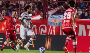 veja o lance do Marcelo do Fluminense que quebrou perna de argentino