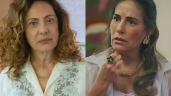 Após ver Agatha, Irene tenta se livrar da mãe de Caio em Terra e Paixão