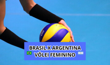 Jogo Brasil x Argentina vôlei feminino hoje