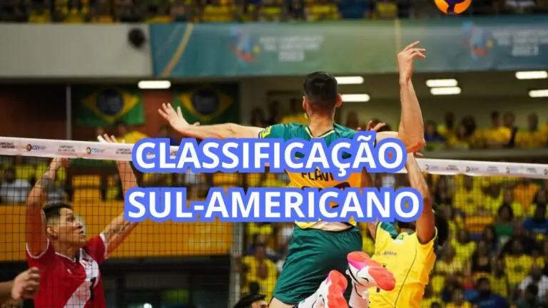 Classificação atualizada de vôlei masculino no Sul-Americano; Brasil lidera