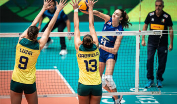 Brasil de vôlei feminino perde para Itália e enfrenta China na semifinal