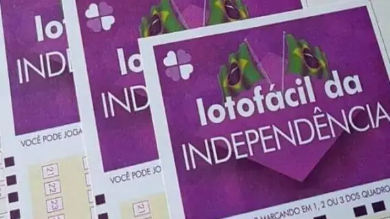 Lotofácil da Independência e os números mais sorteados