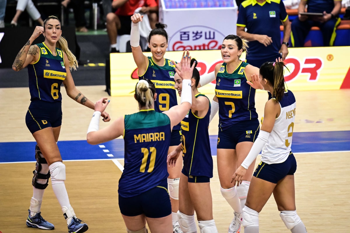 Brasil x Alemanha  Copa Internacional de Voleibol Feminino