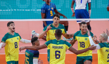 horário do jogo do Brasil vôlei masculino no Pan