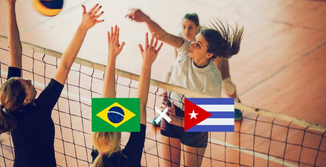 Brasil x Cuba vôlei feminino