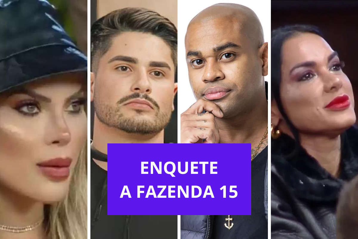 Enquete A Fazenda 2023 + Votação R7: quem sai na 12ª Roça: Cezar, Radamés,  Tonzão ou WL? E quem fica?