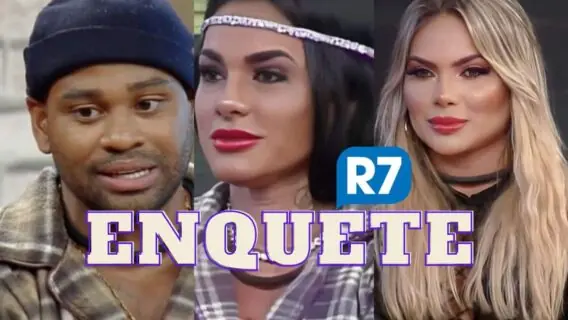 Enquete A Fazenda R7 quem sai hoje + parcial da 5ª roça