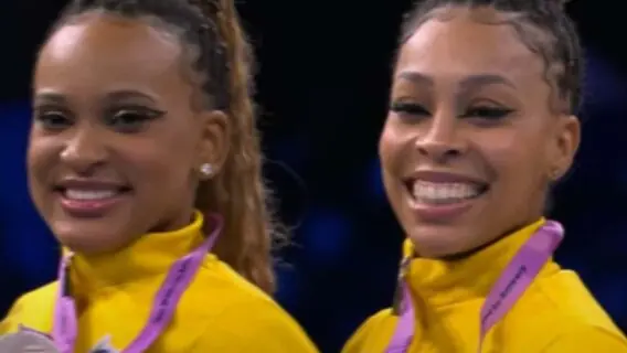 Vídeo: Com Rebeca Andrade, Brasil conquista prata no Mundial