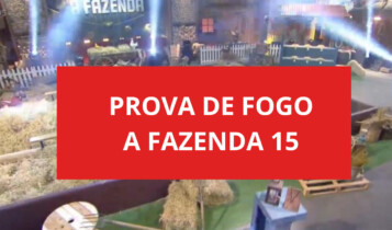 horário da prova de fogo hoje