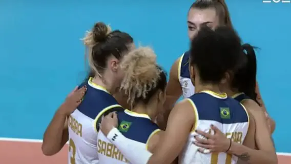 Brasil de vôlei feminino chega na semifinal do Pan 2023