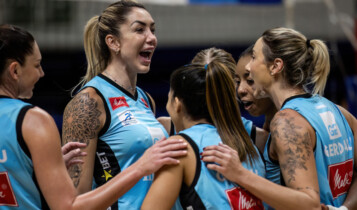 Tem jogo de vôlei hoje