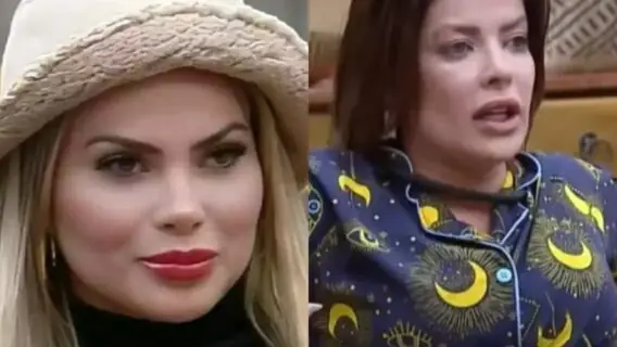 A Fazenda 15: Jaquelline joga água no rosto de Kally em briga