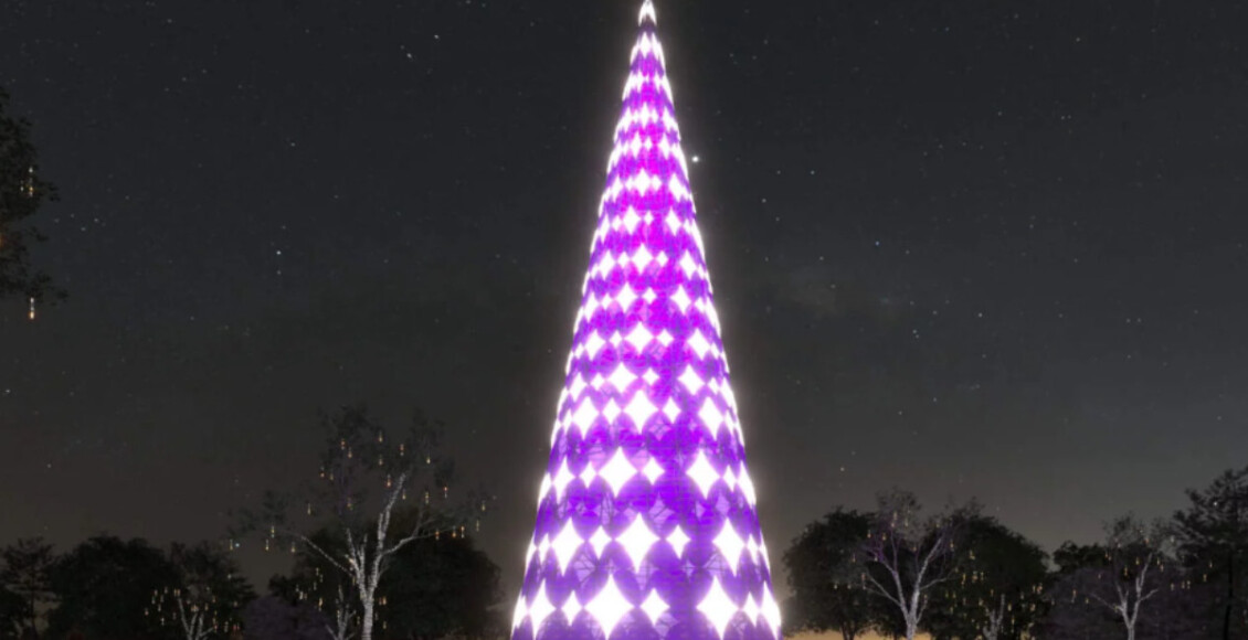 árvore de natal do Ibirapuera