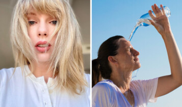 garrafa d'água no show da Taylor Swift