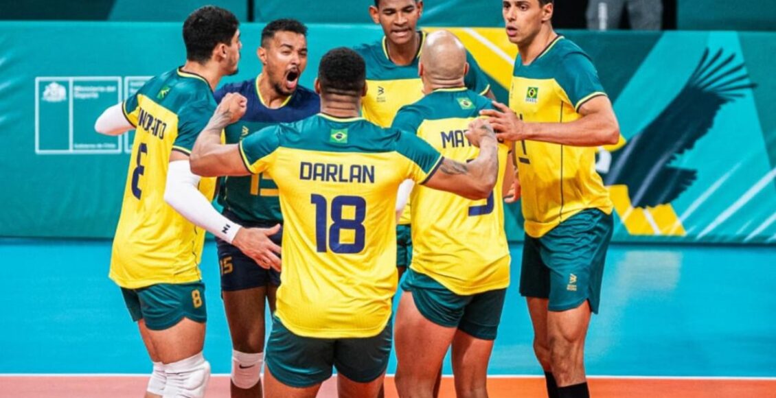 horário do jogo do Brasil vôlei masculino no Pan