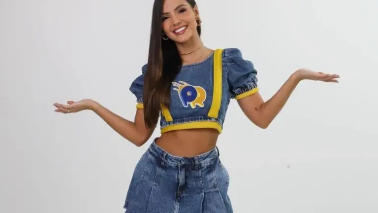 Luana Andrade no Domingo Legal: modelo era assistente de palco