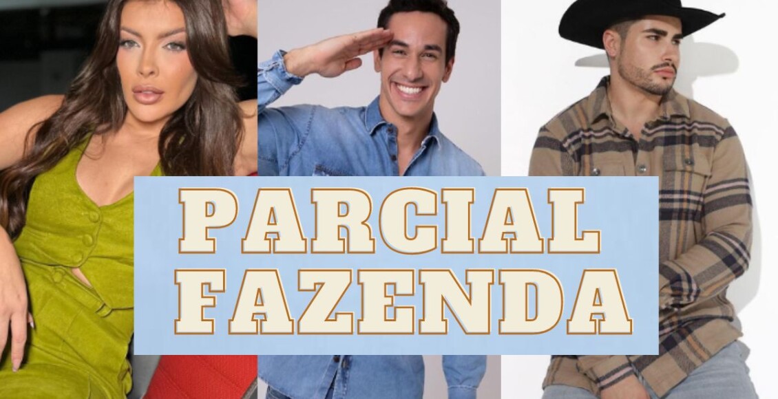 porcentagem parcial a fazenda 15 quem está na frente para sair