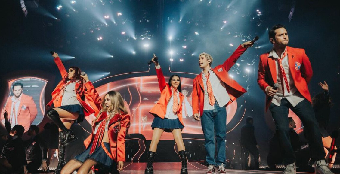 que horas termina o show do rbd