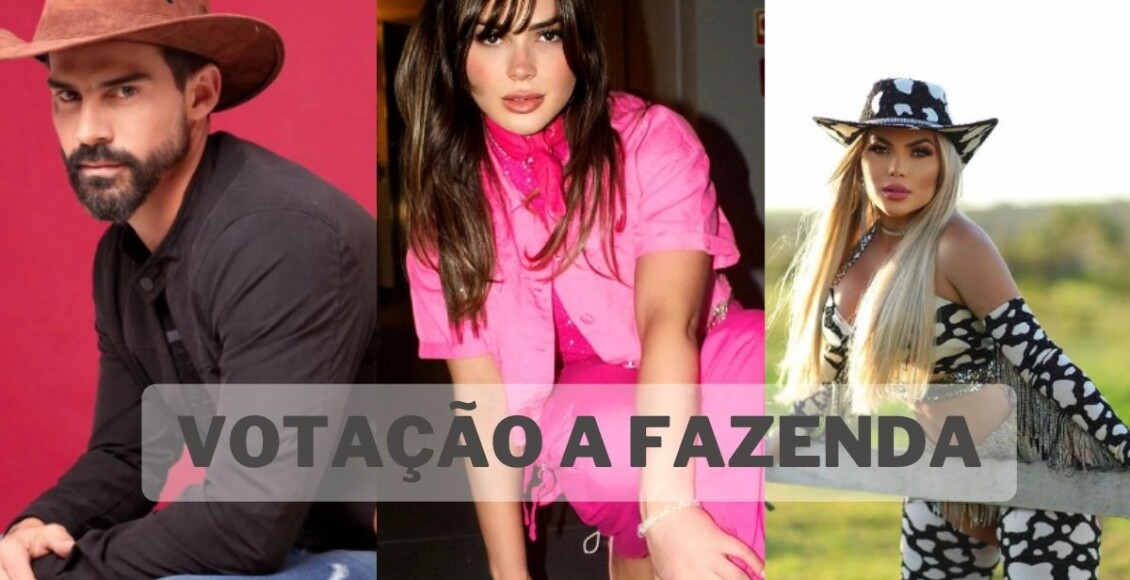 elenco do reality e quem está na frente para sair da Fazenda