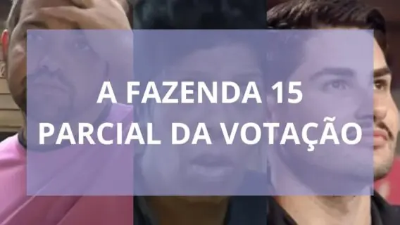 R7.com votação A Fazenda 2023: parcial da porcentagem da 8ª roça