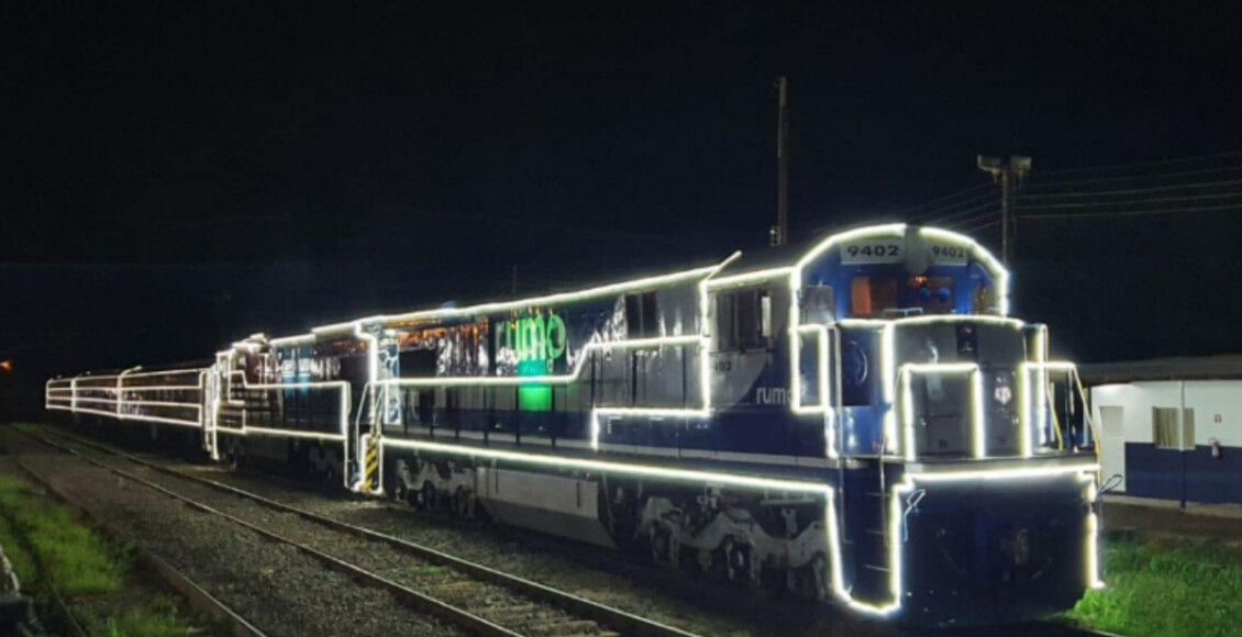 Trem de Natal em SP