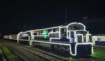 Trem de Natal em SP