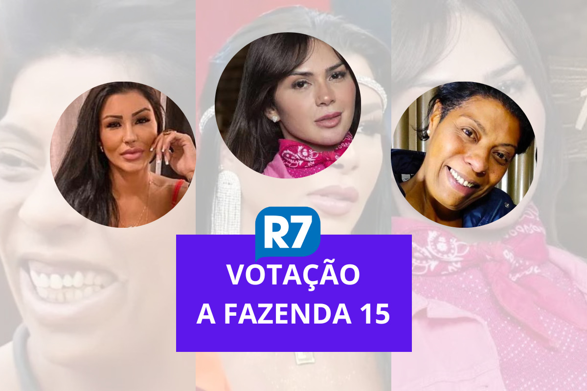 R7.COM votação A Fazenda 15: quem está na frente hoje (07/12)