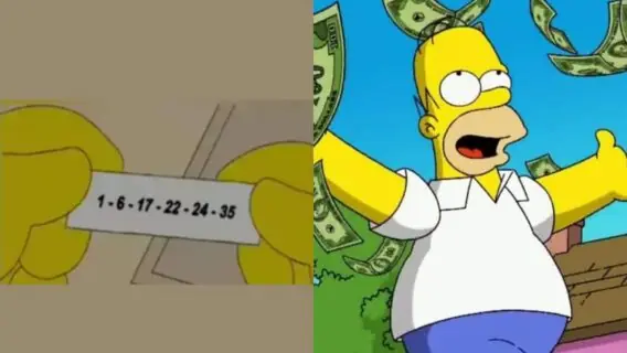 Quais são os números dos Simpsons da Mega da Virada?