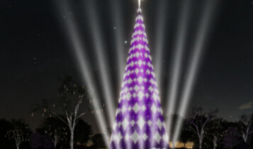 Que horas Acende a árvore de Natal no Ibirapuera