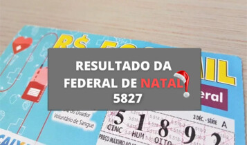 Resultado da loteria Federal 5827