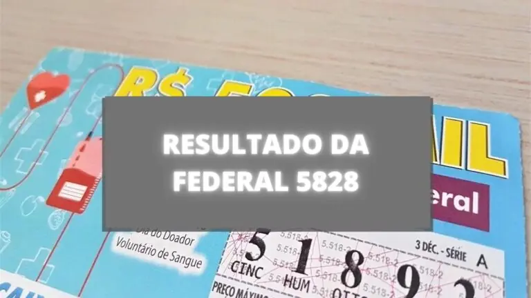 Resultado da Loteria Federal 5828 de sábado (30/12/2023)