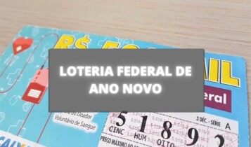 imagem mostra bilhere da loteria federal