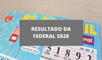 Resultado da loteria Federal concurso 5828