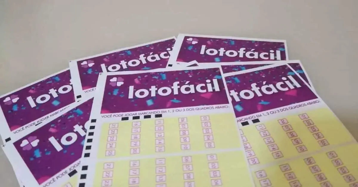 Imagem mostra Resultado da lotofácil