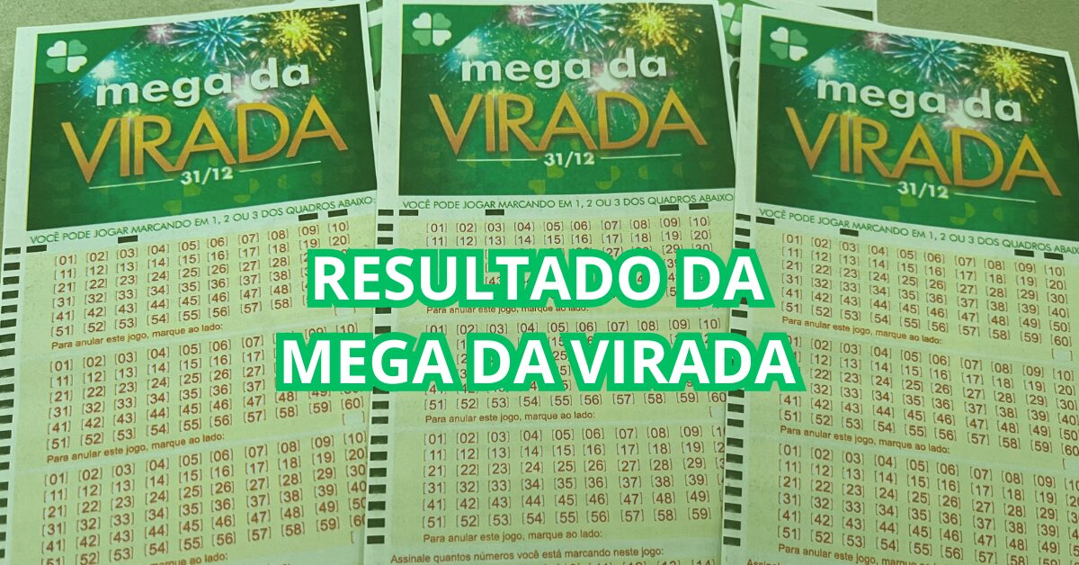 iMAGEM MOSTRA Resultado da Mega da Virada