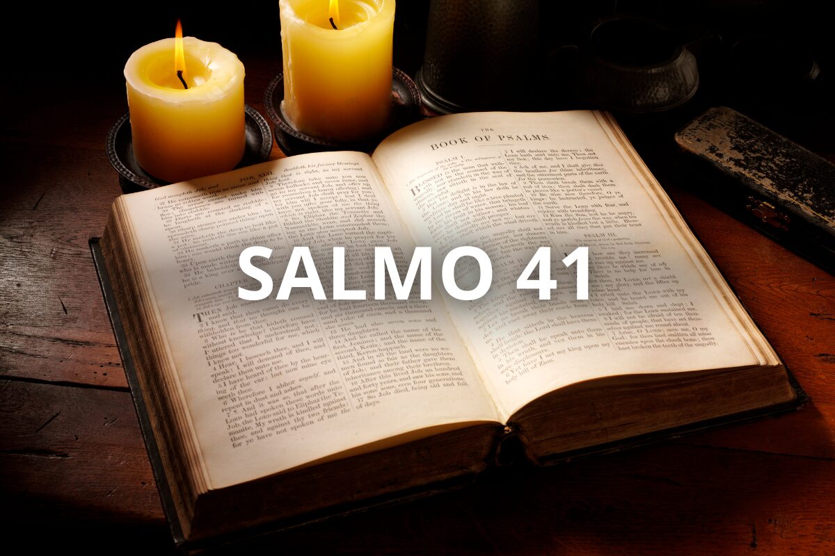 imagem mostra bíblia e Salmo 41 para pagar dívidas