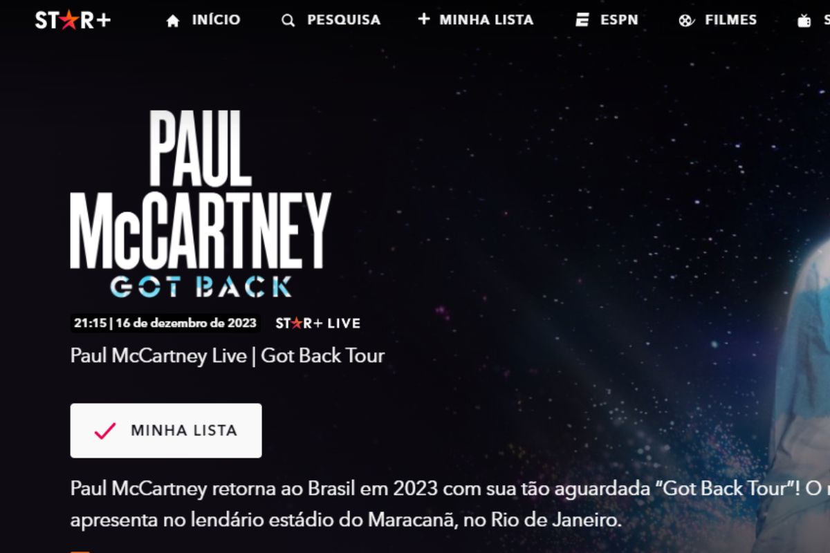 transmissao show paul mccartney