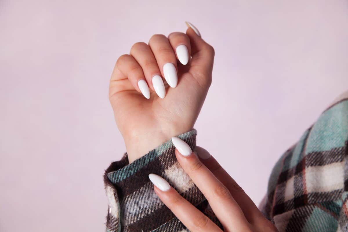 white nails