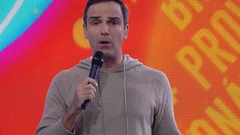 Discurso de Tadeu Schmidt na eliminação de Juninho no BBB 24
